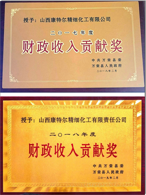 财政收入贡献奖